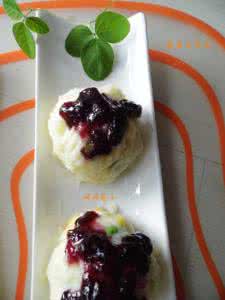 干煎杏鲍菇的做法 蓝莓奶香土豆泥的做法