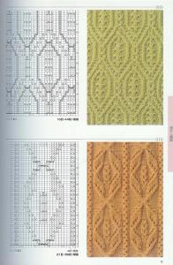 棒针编织新花样380例 日本棒针花样编织250例(3)