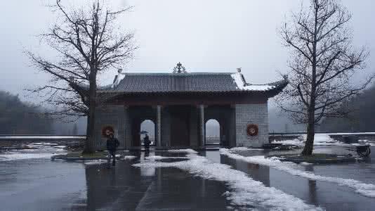云居山真如寺 雪中游览云居山真如寺