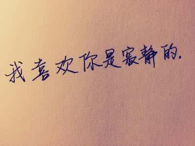 我喜欢你是寂静的歌曲 我喜欢你是寂静的