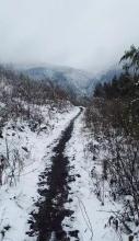 鸡冠山下雪了吗 成都户外：穿越鸡冠山秘境寻雪，围坐火炉吃羊肉汤