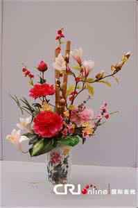 牡丹花丝网花制作过程 牡丹丝网花 丝网花插花造型 精美绝伦的牡丹花丝网花手工DIY图解