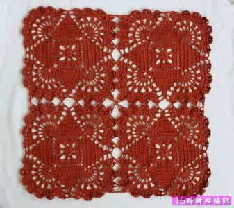 其他 超美的一个单元花花样的钩法图解