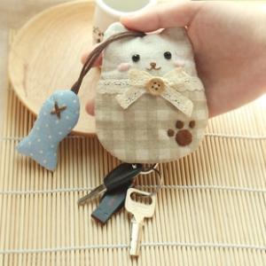 手工布艺钥匙包 布艺手工----钥匙包大集会