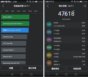华为mate9安兔兔跑分 华为mate8安兔兔跑分 华为Mate7跑分多少？华为Mate7安兔兔跑分成绩图文介绍