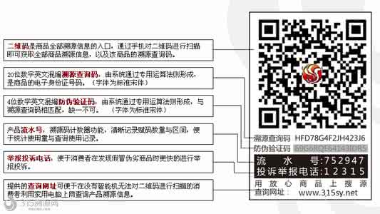 食品标签样本 网购食品标签应有溯源码