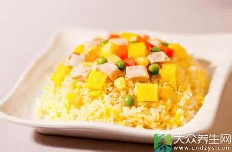 菠萝蛋炒饭 粗粮菠萝蛋炒饭