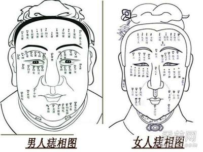 左肩胛骨下有颗痣相学 相学讲座（十）——论痣