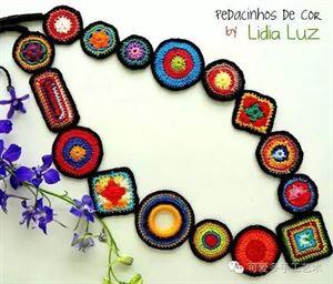 2016年毛线钩项链款式 用剩余的毛线钩一条项链，四季都不重样！ 