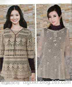 纯手工钩织毛衣 别致手钩毛衣（纯手工款式）
