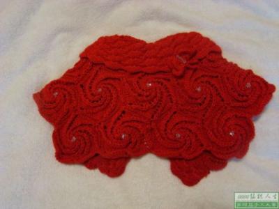 儿童披肩编织视频教程 螺旋花儿童披肩（有详细螺旋花教程）