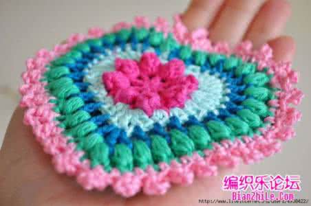 外网钩针魔术花型模式 【 钩针模式】教你钩一朵小花，喜欢就试试