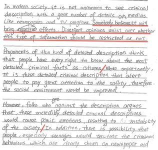 雅思写作8分范文 2012.8.11雅思写作范文