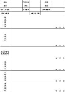 工资申请加薪报告 加薪申请报告 加薪申请