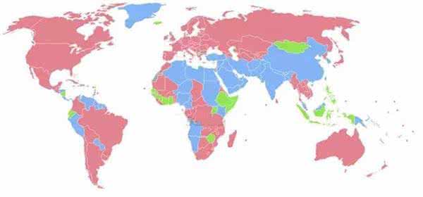 中国人眼里的世界地图 32张你没见过的世界地图 中国人果然最聪明