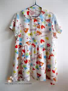 碎花连衣裙 《北朵》宝宝的碎花连衣裙~（裁剪图）_北朵1