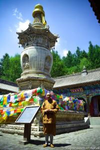 五台山龙泉寺的泉水 山西五台山龍泉寺