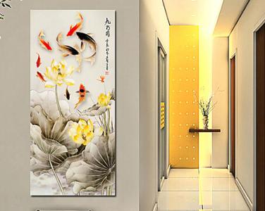 玄关装饰画 玄关装饰画风水 风水 装饰画大学问 巧妙选择提升家居运势