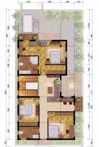 新农村二层中式自建房 新农村自建房2层11.8米X13.5m米