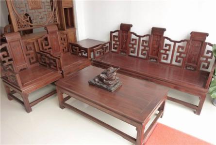 红木沙发六件套效果图 红木沙发六件套效果图 红木布艺沙发