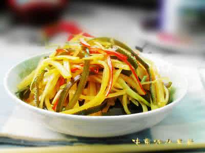 凉拌土豆丝海带丝 海带拌土豆丝的做法