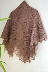 cameo浮雕 披肩 浮雕---设得兰披肩(cameo shawl)