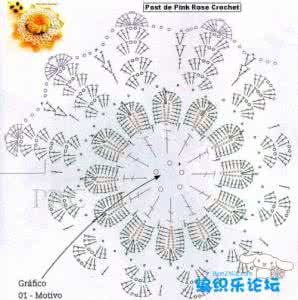 蝴蝶花片的钩法视频 螺旋花隔热垫和蝴蝶花枕的钩法图解、教程