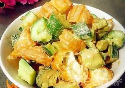 麻酱拌黄瓜的做法 麻酱油条黄瓜的做法 黄瓜拌油条的做法