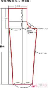 男式睡裤的纸样 制作简单的睡裤纸样