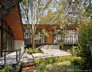 传统与现代结合的建筑 【建筑】现代与传统结合的山间住宅