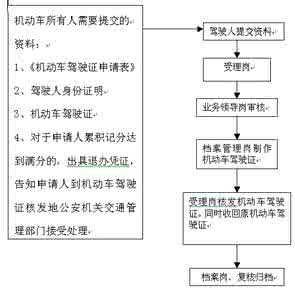 驾驶证审证流程 驾驶证审、补、换业务办理流程