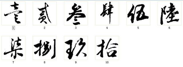 壹贰叁肆伍陆柒捌玖拾 “壹贰参肆伍陆柒捌玖拾”的来历