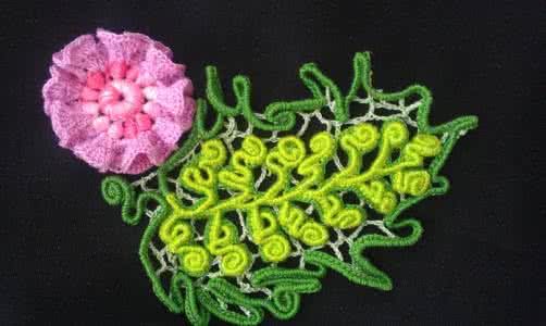 最新爱尔兰花的钩法 最新爱尔兰花的钩法 爱尔兰花的点缀之美（1）