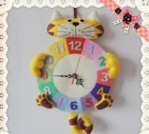 手工钩针编织台布 手工钩针DIY可爱的小老虎编织教程图解