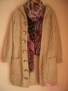 棒针毛衣外套编织款式 N款漂亮的棒针外套