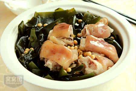海带黄豆炖猪蹄 黄豆炖猪蹄 黄豆海带炖猪蹄