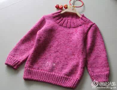 毛衣圆领领子编织方法 【棒针】一般圆领毛衣的编织方法