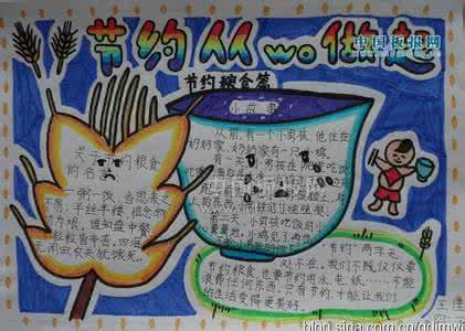 节约粮食从我做起ppt 节约粮食手抄报 节约粮食从我做起手抄报