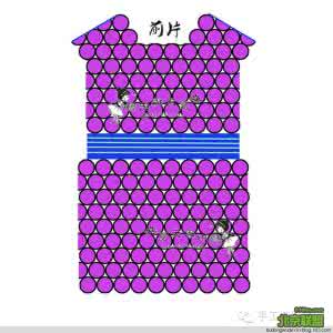 六角恐龙变异过程图 六角花一连线连衣裙（有图解过程图）