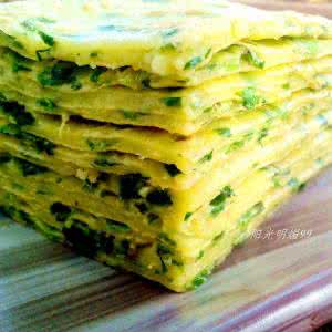 韭菜鸡蛋饼 【韭菜鸡蛋饼】让韭菜的香味彻底释放
