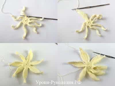 爱尔兰花边教程 爱尔兰花边教程----“七瓣莲花”