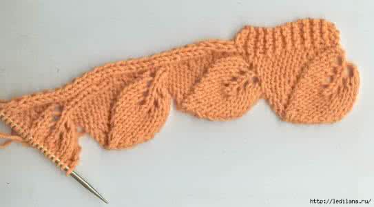 棒针编织叶子花小坎肩 棒针模式----“青青树上叶”