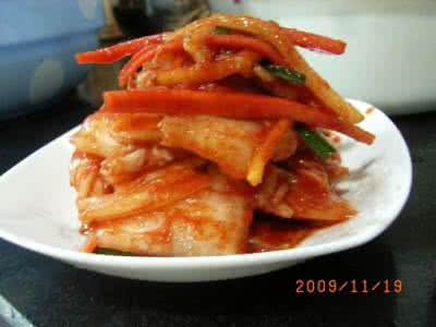 辣白菜的腌制方法图 教你怎样腌辣白菜(附图)*