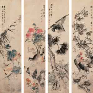 清代闺阁诗集萃编 清代闺阁诗集萃编 经典欣赏 清代著名画家朱梦庐精品花鸟集萃