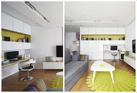 小户型多功能沙发床 小户型--（有层次的多功能小间）装修效果图