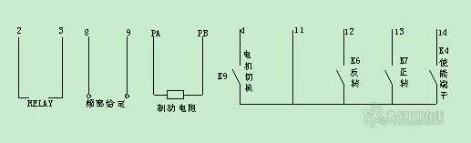 温控器典型接线图 KEB F4典型接线图