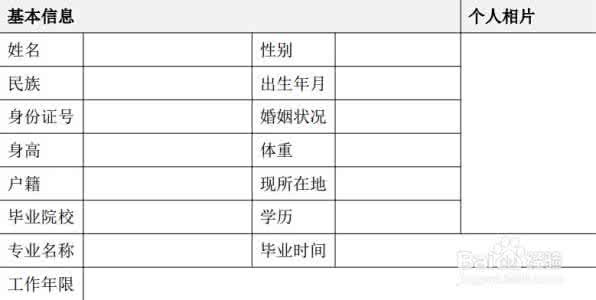求职简历 求职简历 求职简历1