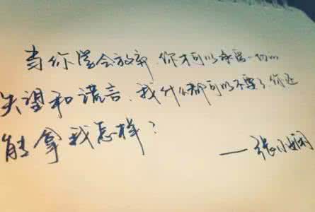 张小娴爱情经典语录 张小娴经典语录_爱情使人忘记时间