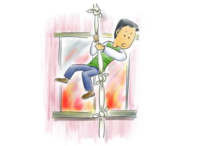 防火逃生门锁 高层建筑火场逃生九招