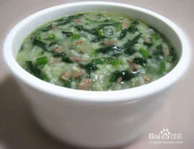 鸡肝菠菜粥 鸡肝粥 菠菜鸡肝粥的做法,菠菜鸡肝粥怎么做好吃,菠菜鸡肝粥的家常做法